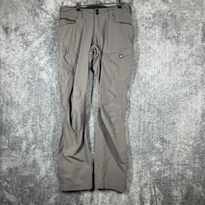 Truewerk Pants Womens 10 Long Gray Workwear Stretch Utility Cargo Hiking Outdoor